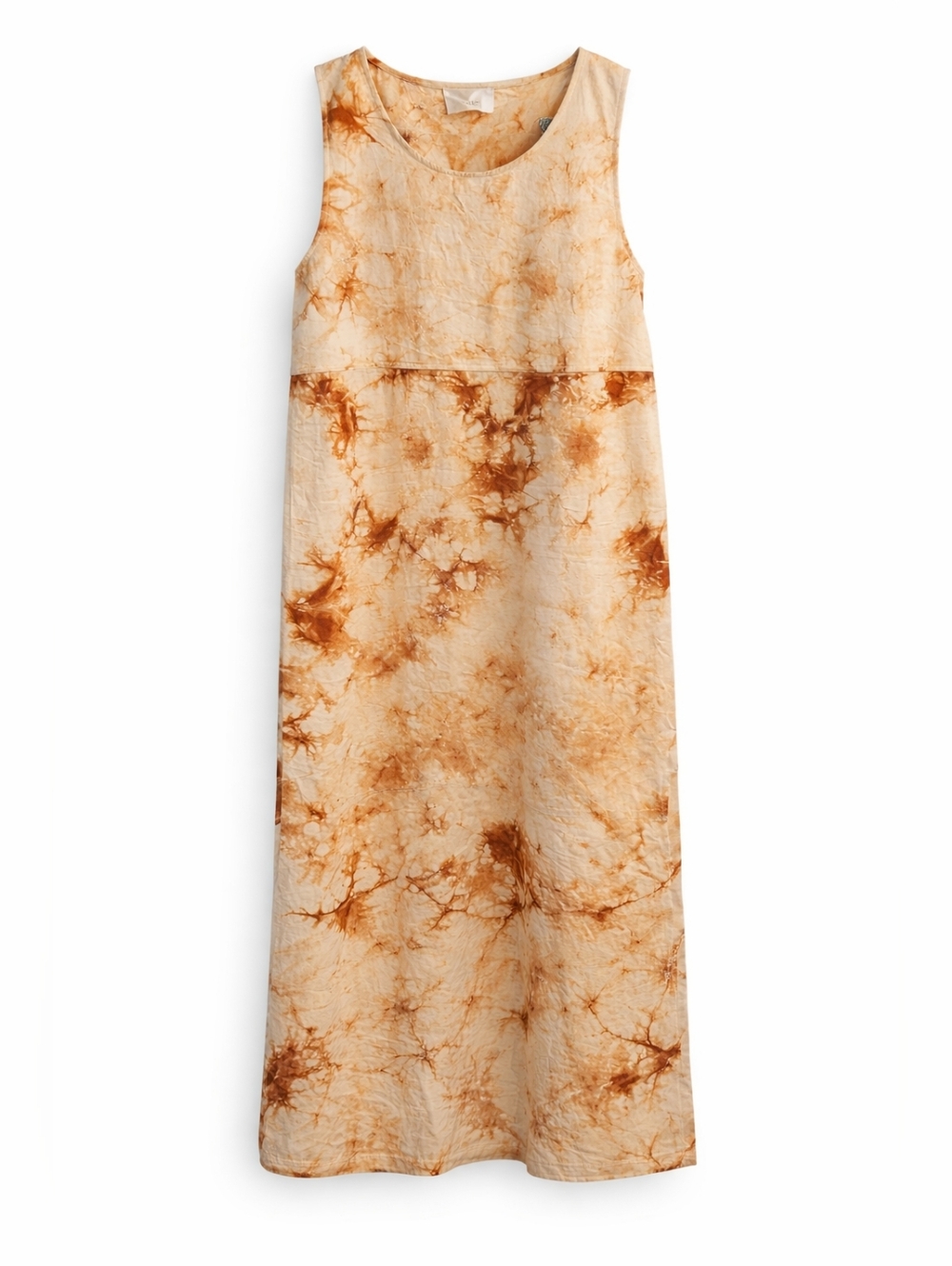 Hosbjerg Tie Dye Smock Maxi Dress – Size Small – Minimalist Scandi Boho